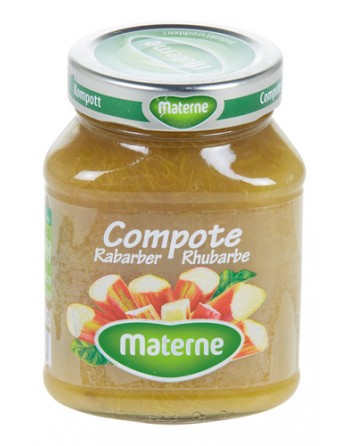 MATERNE COMPOTE RHUBARBE 375G