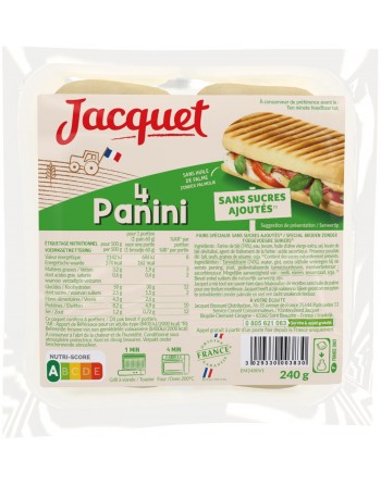 jacquet paninis x4 240g