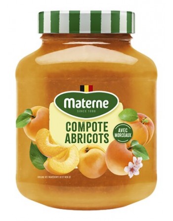 materne compote abricot 375g