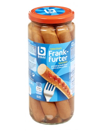 Boni saucisses frank 550g