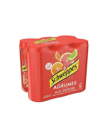 Schweppes agrumes 6 x 33cl