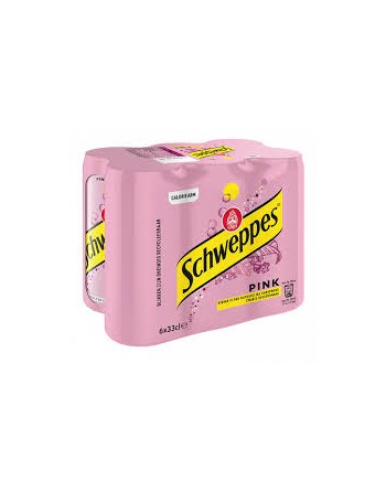 Schweppes tonic pink 6 x 33cl