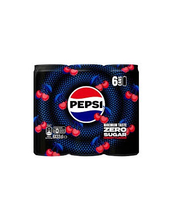 Pepsi max cherry 6 x 33cl